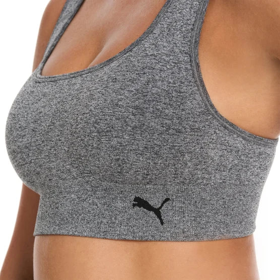 PUMA Ladies' Seamless Sports Bra - (Black) (2-Pair)
