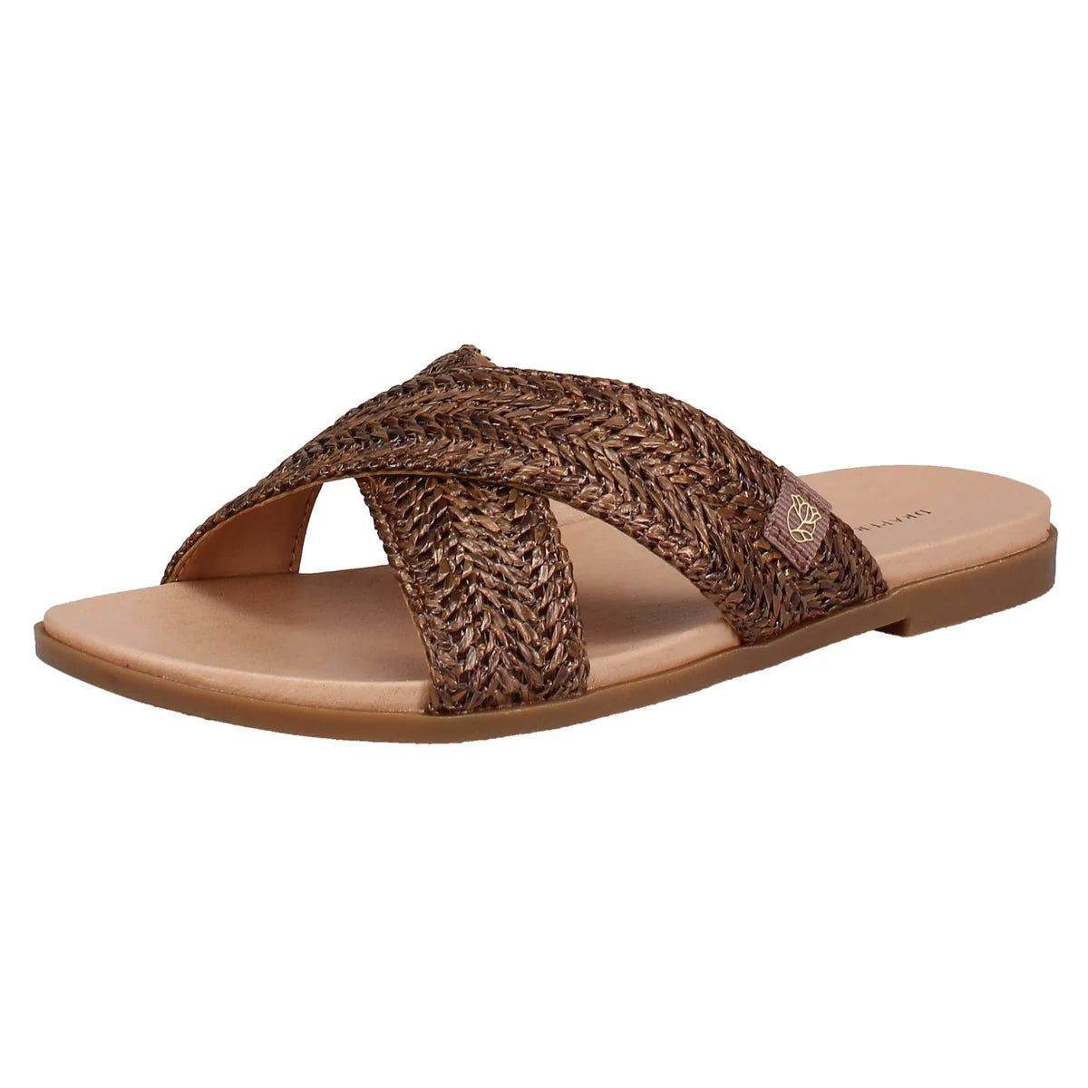 Draper James Ladies' Raffia Sandal, Brown