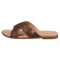 Draper James Ladies' Raffia Sandal, Brown