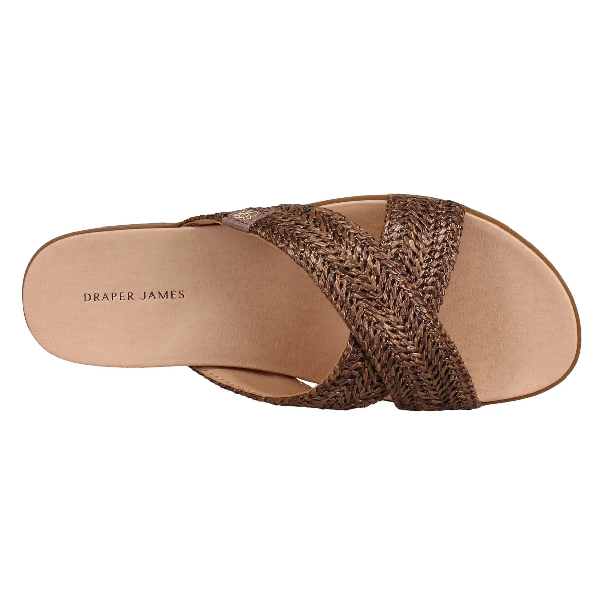 Draper James Ladies' Raffia Sandal, Brown