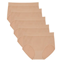 Carole Hochman Women's Seamless Brief, Assorted Colors (5-Pack)