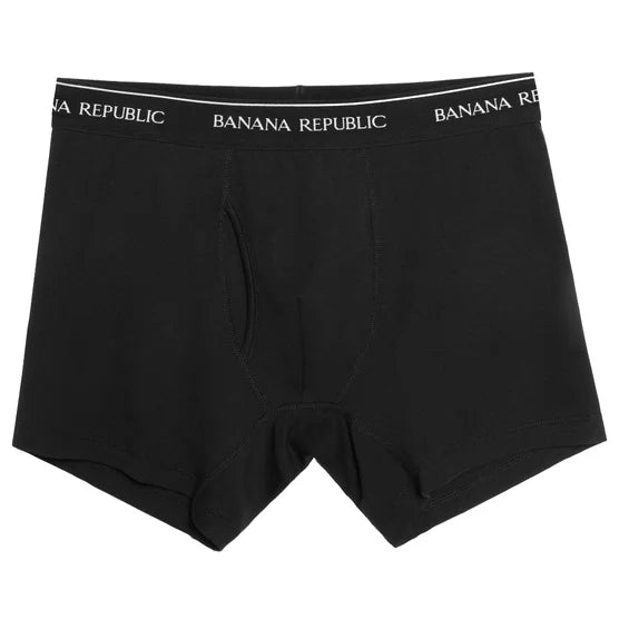 Banana Republic Men's Boxer Brief, Black (3-Pack)