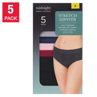 Carole Hochman Midnight ladies Hipster (5-Pack)