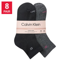 Calvin Klein Women's High Quarter Sock (8-pair)