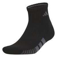 adidas Men's Quarter Sock, 6-12 (Black) (6-pair)