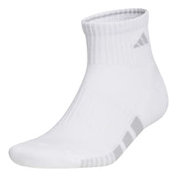 adidas Men's Quarter Sock, 6-12 (White) (6-pair)