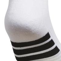 adidas Men's Quarter Sock, 6-12 (White) (6-pair)