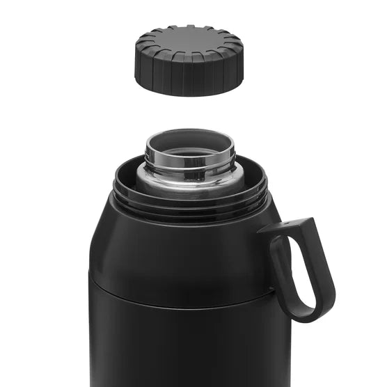 Manna Stack Stainless Steel Insulated Growler - 64 Oz - Black