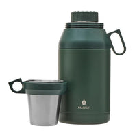 Manna Stack Stainless Steel Insulated Growler - 64 Oz - Green