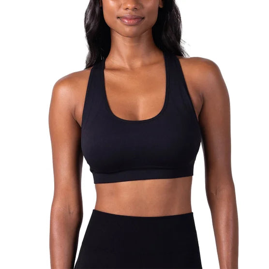Skechers Women's Seamless Racerback Sports Bra, (2-pack)