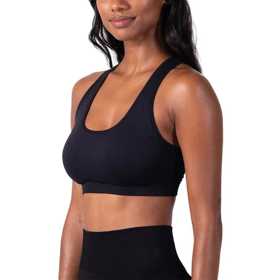 Skechers Women's Seamless Racerback Sports Bra, (2-pack)