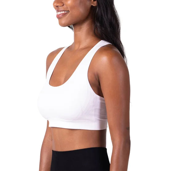 Skechers Women's Seamless Racerback Sports Bra, (2-pack)