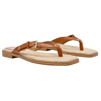 DV Dolce Vita Women's Buckle Sandal, Tan