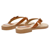 DV Dolce Vita Women's Buckle Sandal, Tan