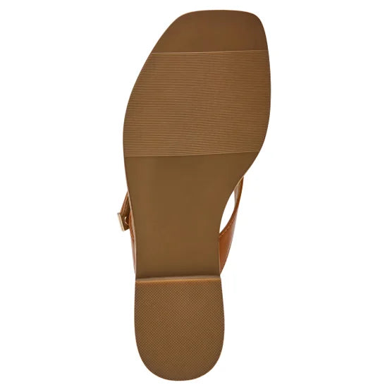 DV Dolce Vita Women's Buckle Sandal, Tan