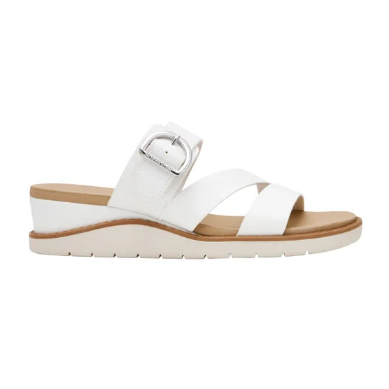 Anne Klein Women's Sandal, White