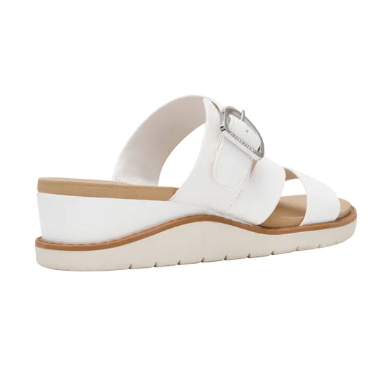 Anne Klein Women's Sandal, White