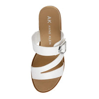 Anne Klein Women's Sandal, White