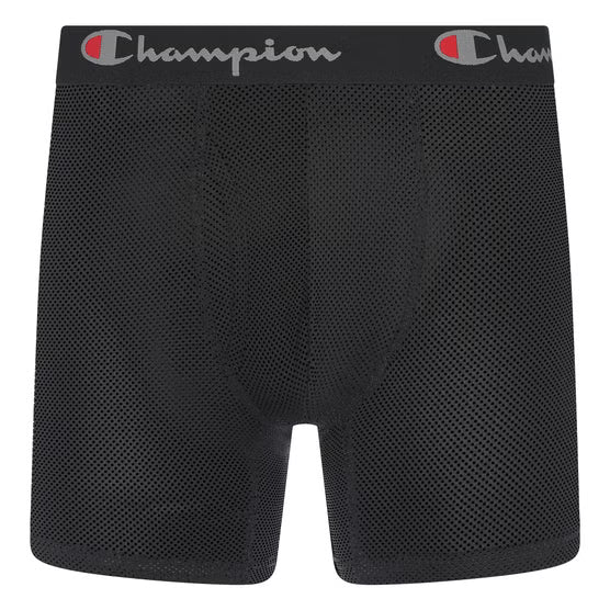 Champion Men's Performance Mesh Boxer Brief, (5-Pack)