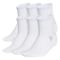 ADIDAS Women's Quarter Sock, (6 Pairs)