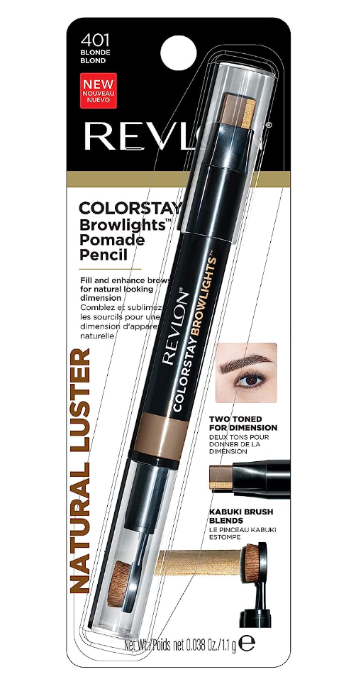 Revlon Colorstay Browlights Pencil, Eyebrow Pencil & Brow Highlighter, 401 Blonde