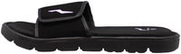 NORTY Mens Memory Foam Slides Adult Male Slide Sandals, Black