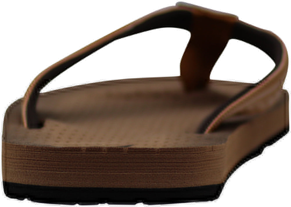 Norty Women's Soft Cushioned Footbed Flip Flop Thong Sandal, Camel