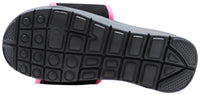 NORTY - Women's Memory Foam Footbed Sandals, Pink/Black (12114)