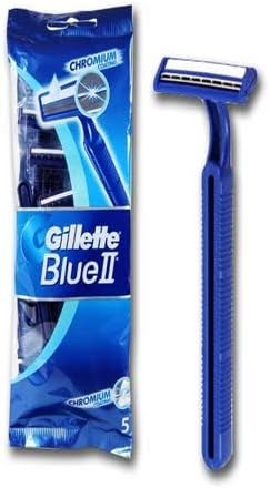 Gillette 2 Men's Disposable Razor, (5 Units)