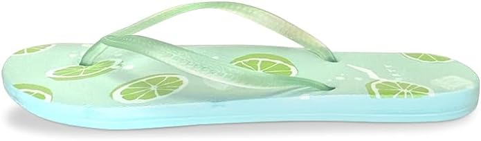 NORTY Women's Easy to Wear Casual EVA Flip Flop Sandal, Limes (22016A)