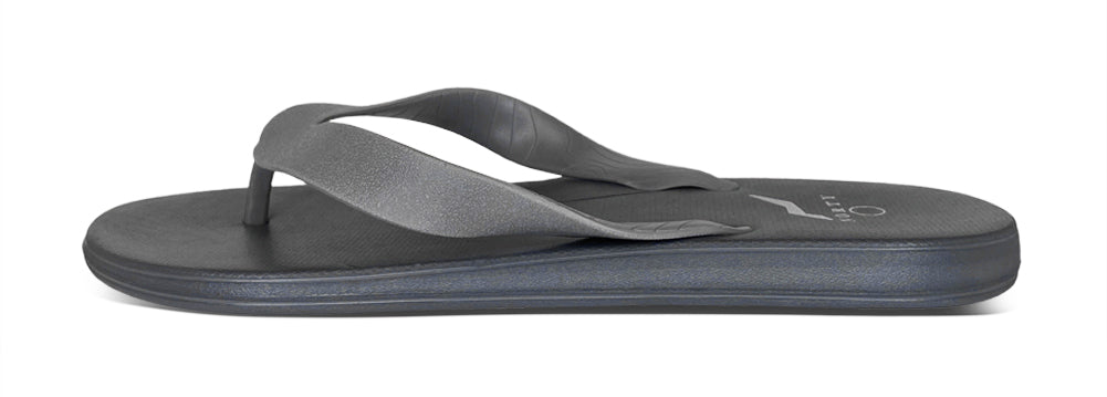 NORTY Men's Easy to Wear Casual EVA Flip Flop Sandal, Grey (22007B)