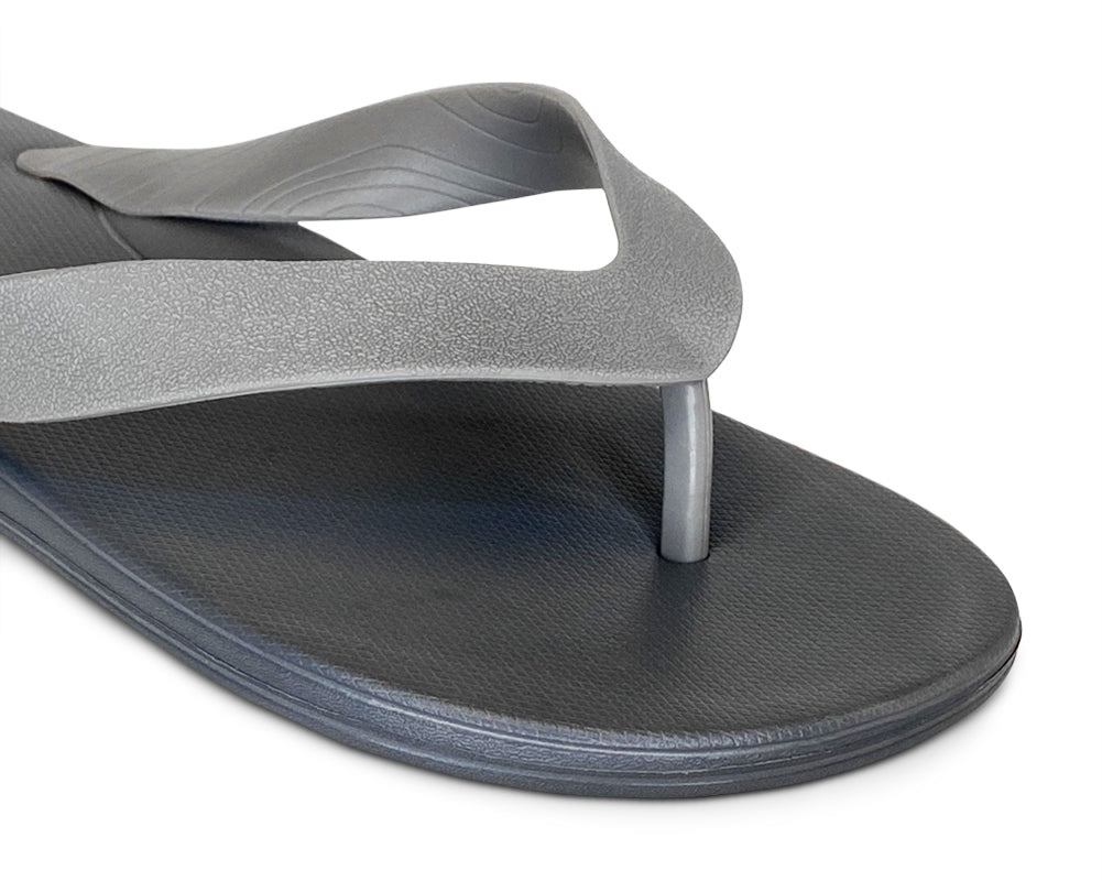 NORTY Men's Easy to Wear Casual EVA Flip Flop Sandal, Grey (22007B)