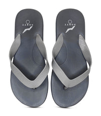 NORTY Men's Easy to Wear Casual EVA Flip Flop Sandal, Grey (22007B)