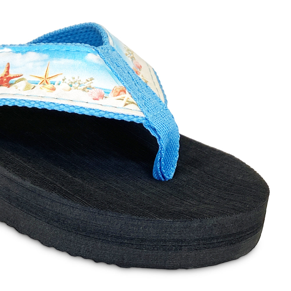 NORTY Women's Casual Resort Wear Flip Flop Sandal for Everyday Comfort