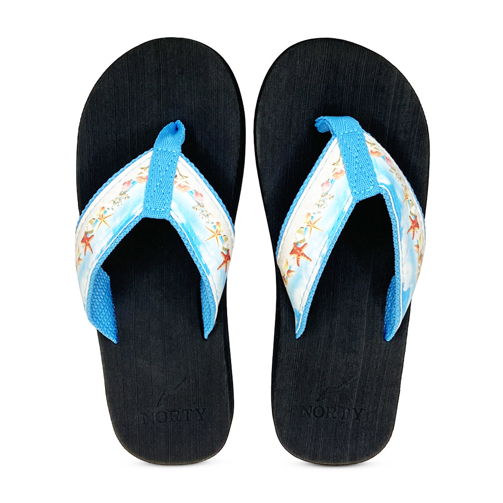 NORTY Women's Casual Resort Wear Flip Flop Sandal for Everyday Comfort