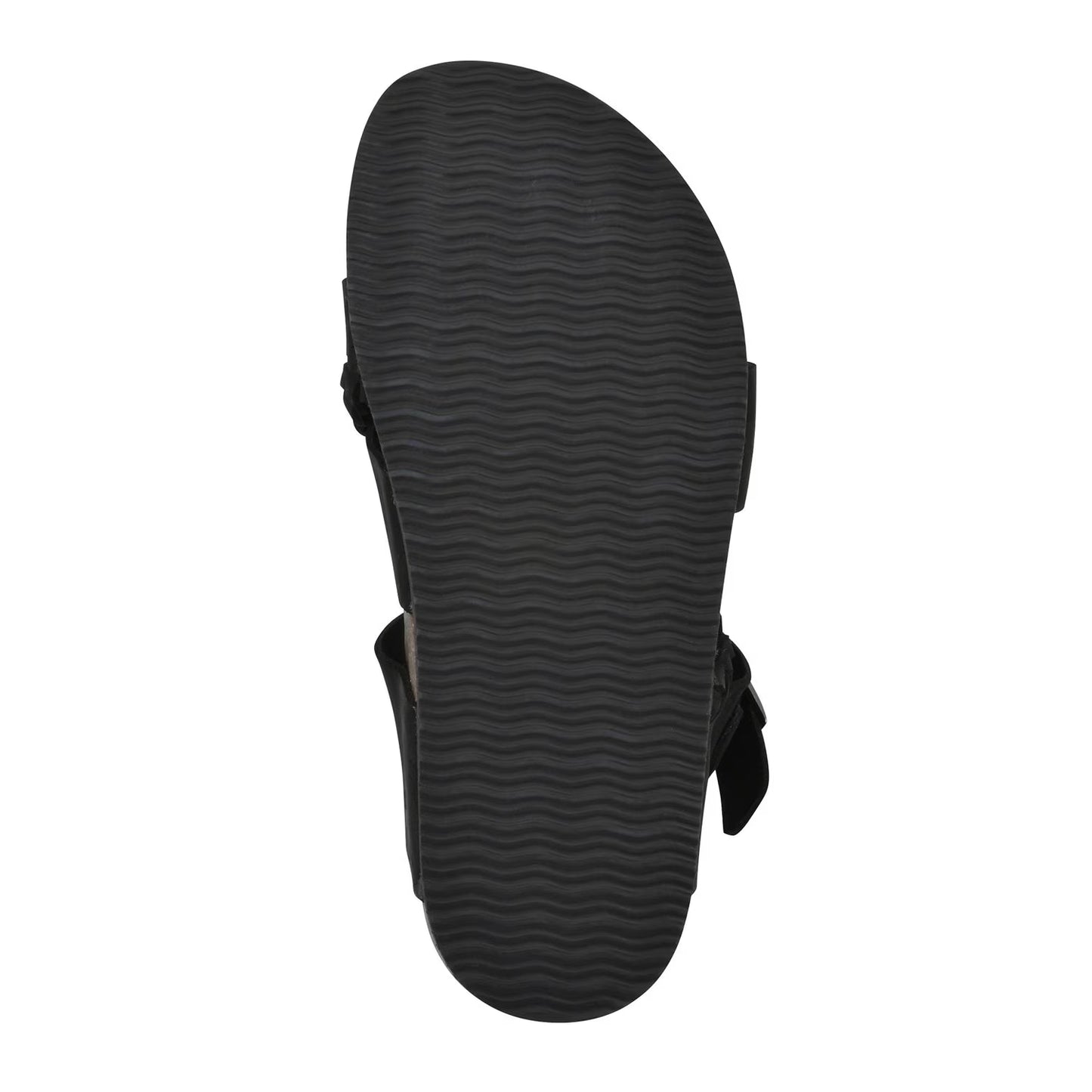 Mountain Sole Women's Leather Sandal, Black