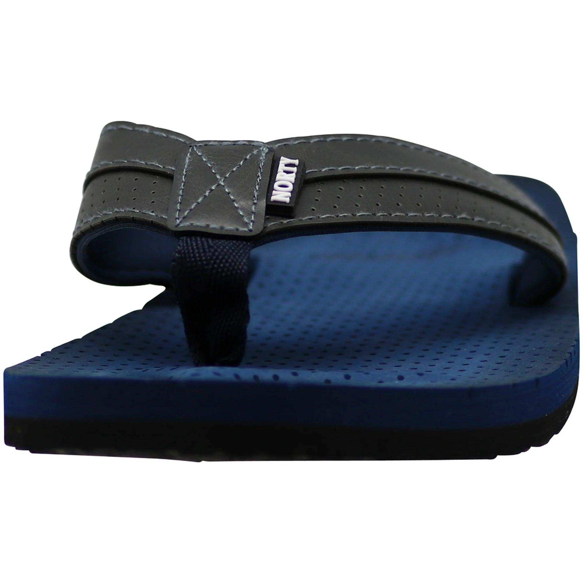 Norty Men's Soft EVA Flip Flop Thong Sandal Shoe (Blue/Black) (11081)