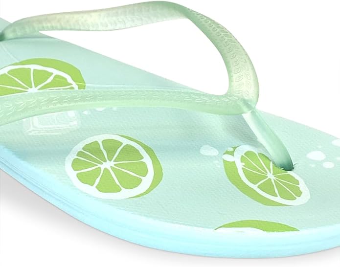 NORTY Women's Easy to Wear Casual EVA Flip Flop Sandal, Limes (22016A)