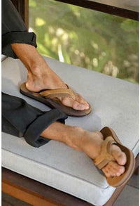 Flojos Ryan Tutone Strap with Arch support Men's Sandal - TAN (846)