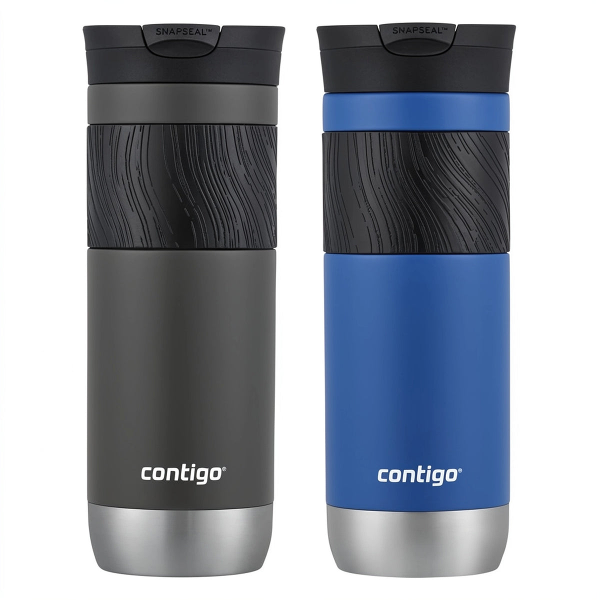 Contigo Snapseal Byron 2.0 Stainless Steel, Travel Mug, 20 oz (2-Pack)
