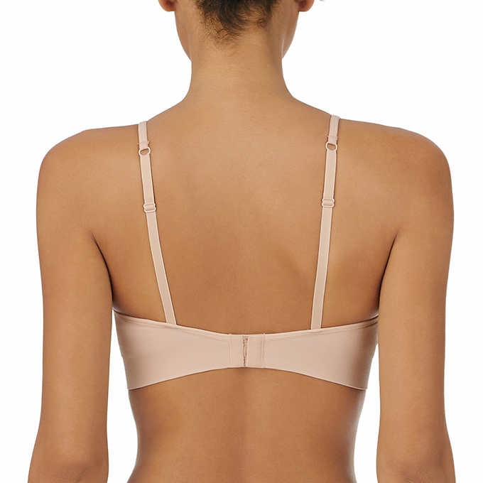 DKNY Ladies' Seamless Bralette 2-PACK (Black/Grey) (Small) at  Women's  Clothing store