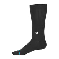 Stance Icon Men's - Crew Sock, Black (3-Pack)