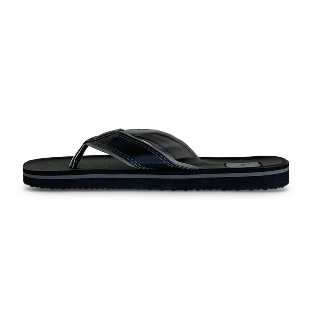 Norty Men's Soft EVA Flip Flop Thong Sandal Shoe (11166)- (Black/Grey)