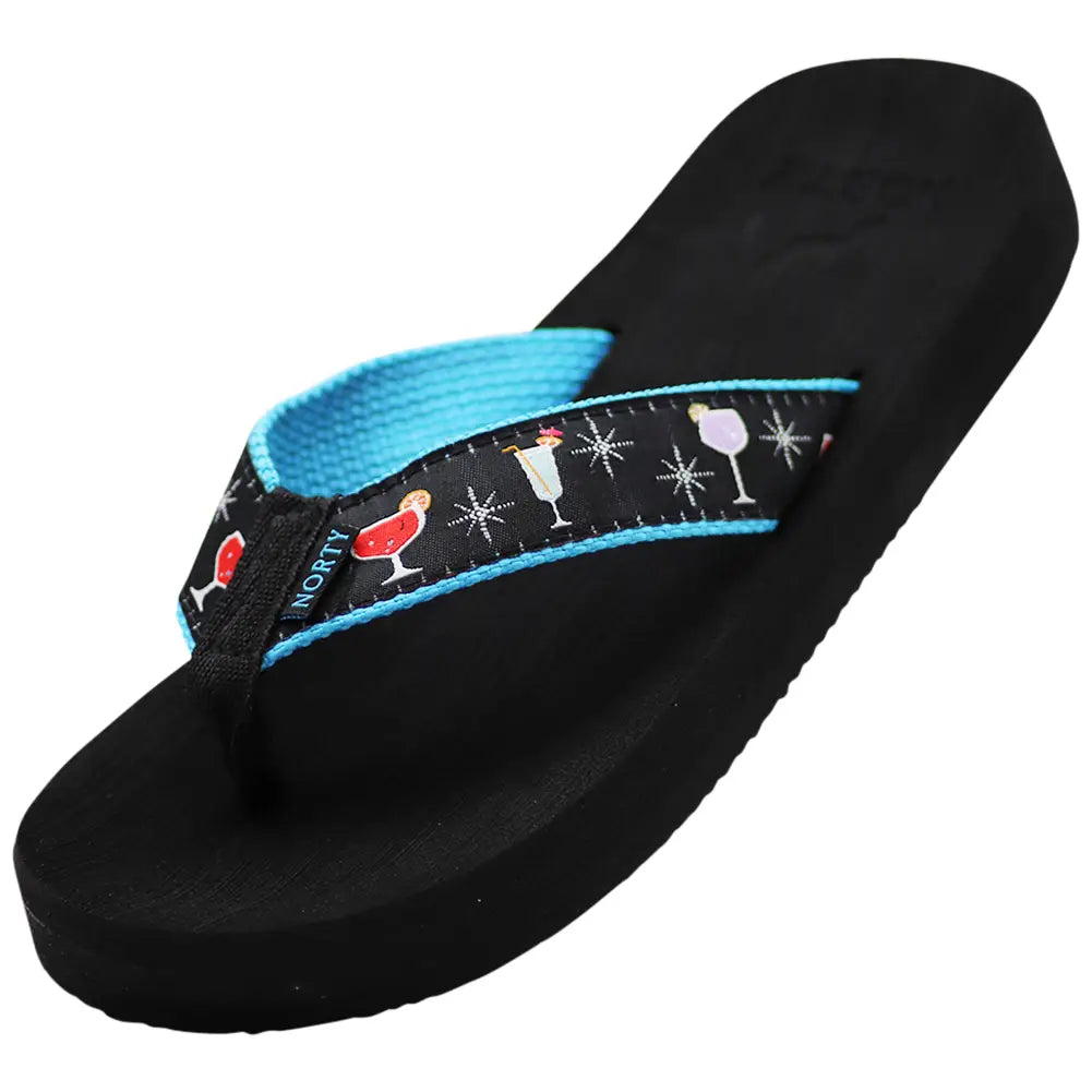 NORTY Womens Resort Sandal Flip Flop Happy Hour (12253)