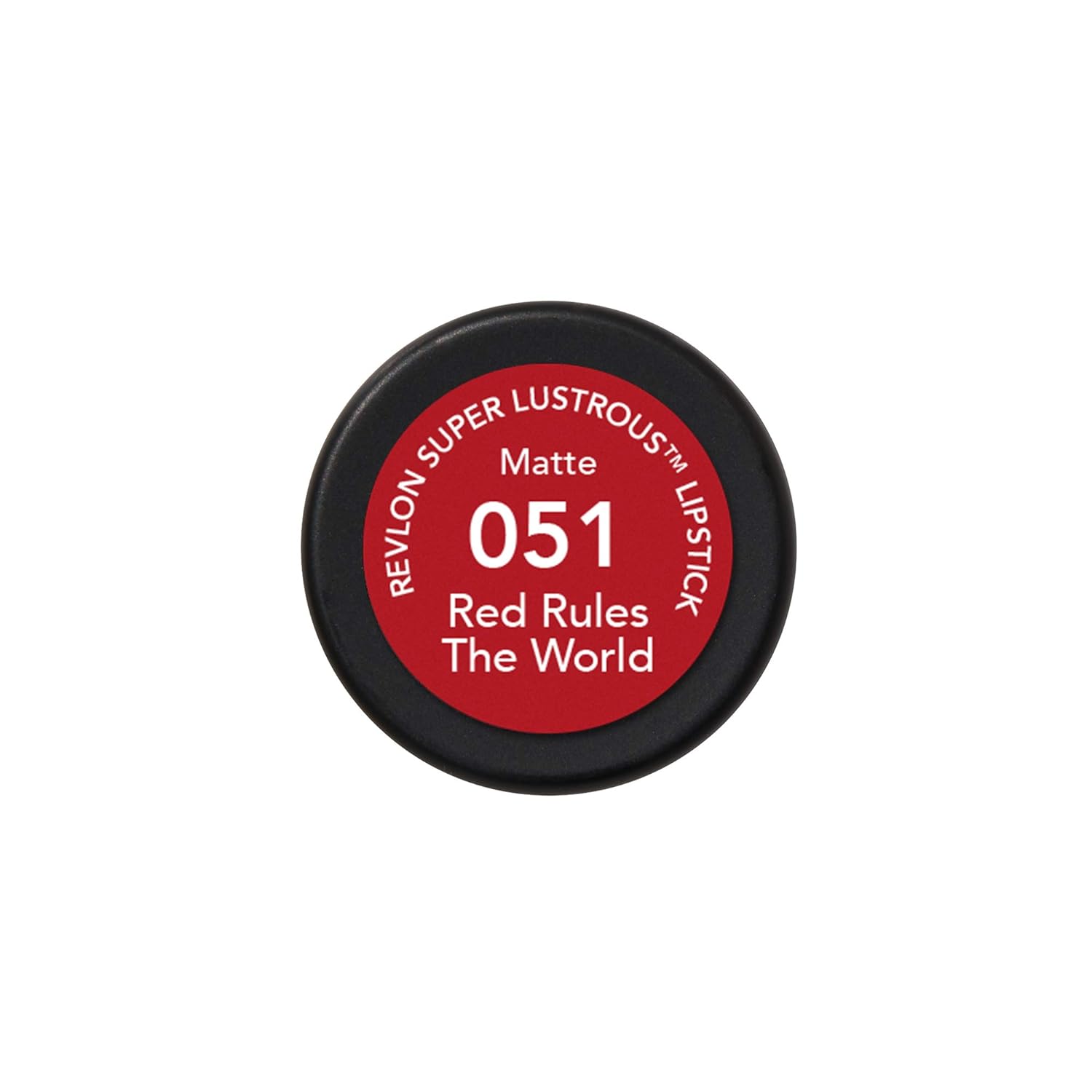 REVLON Super Lustrous Matte Lipstick, Red Rules The World 051