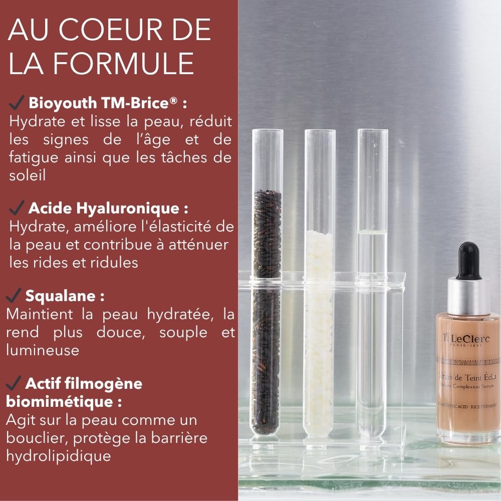 T-Leclerc Cosmetics Anti-Aging Complexion Serum, 1.05 Oz/30 ml