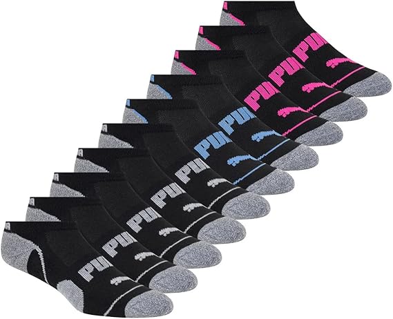 PUMA Ladies Cool Max No Show Socks (10-Pair)