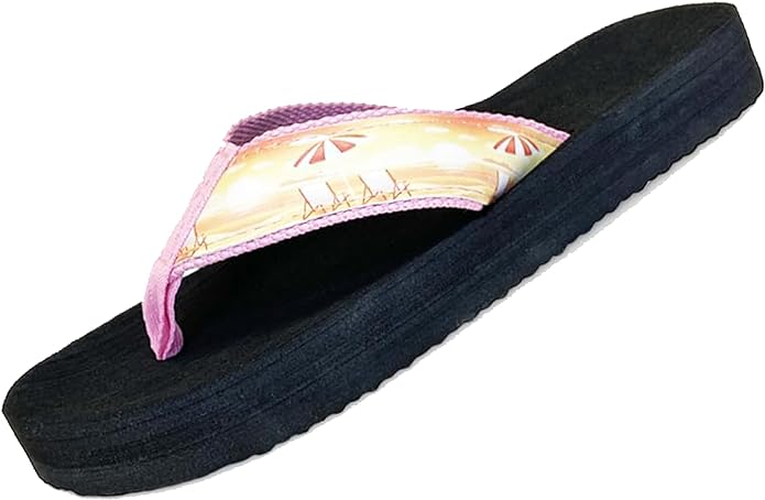 NORTY Women's Casual Resort Wear Flip Flop Sandal for Everyday Comfort (12264)