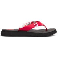 Floopi Women's Bella Yoga Mat Thong Sandal (Red/Anchor 518)