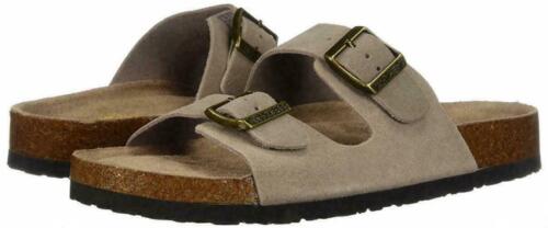 Skechers Ladie's Luxe Fresh Spirit Two Strap Granola Sandals, Taupe 9